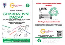 Název akce: Charitativní bazar, datum akce: 30.08.2025 - sobota
